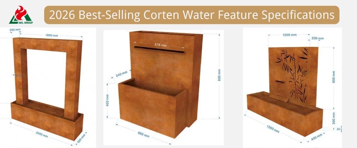 rustic water features